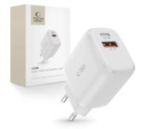 Tech-Protect Tech-Protect C20W USB-C PD 20W / USB-A QC 3.0 network charger - white  Tech-Protect C20W USB-C PD 20W / USB-A QC 3.0 network charger - white