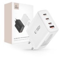 Tech-Protect Tech-Protect NC100W-GAN charger GaN 3x USB-C PD 100W / USB-A QC 3.0 - white  Tech-Protect NC100W-GAN charger GaN 3x USB-C PD 100W / USB-A QC 3.0 - white