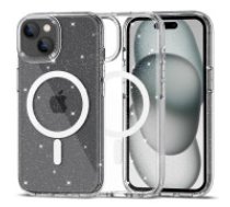 Tech-Protect Tech-Protect FlexAir Hybrid MagSafe case for iPhone 15 Plus - transparent and glitter  Tech-Protect FlexAir Hybrid MagSafe case for iPhone 15 Plus - transparent and glitter