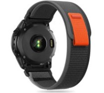 Tech-Protect Tech-Protect Nylon Strap for Garmin Fenix ​​3 / 5X / 3HR / 5X Plus / 6X / 6X Pro / 7X - Black & Orange  Tech-Protect Nylon Strap for Garmin Fenix ​​3 / 5X / 3HR / 5X     Plus / 6X / 6X Pro / 7X - Black & Orange