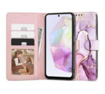 Tech-Protect Tech-Protect Wallet case for Samsung Galaxy A35 5G - pink marble  Tech-Protect Wallet case for Samsung Galaxy A35 5G - pink marble