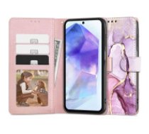 Tech-Protect Tech-Protect Wallet case for Samsung Galaxy A55 5G - pink marble  Tech-Protect Wallet case for Samsung Galaxy A55 5G - pink marble