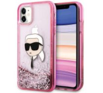 Karl Lagerfeld Karl Lagerfeld Glitter Karl Head iPhone 11/XR Case - Pink  Karl Lagerfeld Glitter Karl Head iPhone 11/XR Case - Pink