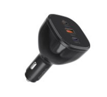 Choetech Choetech TC0024 car charger 160W 2x USB-C PD 3.1 1x USB-A - black  Choetech TC0024 car charger 160W 2x USB-C PD 3.1 1x USB-A - black