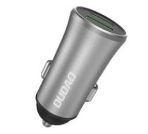 Dudao Dudao 3.4A smart car charger 2x USB silver (R6S silver)  Dudao 3.4A smart car charger 2x USB silver (R6S silver)