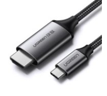 UGREEN Ugreen cable HDMI cable - USB Type C 4K 60 Hz 1.5 m black-gray (MM142 50570)  Ugreen cable HDMI cable - USB Type C 4K 60 Hz 1.5 m black-gray (MM142 50570)