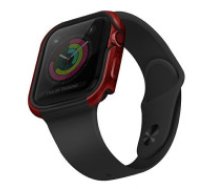 UNIQ UNIQ futrālis Valencia Apple Watch Series 4 / 5 / 6 / SE 40mm. sarkans / sārtināts sarkans UNIQ Valencia aizsargvāciņš; Apple Watch, Shocksorb 360° hibrīda     konstrukcija, anodētu alumīniju; Augstas kvalitātes futrālis, triecienu un skrāpējumu aizs