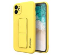 Wozinsky Wozinsky Kickstand Case Silicone Stand Cover for Samsung Galaxy A32 5G Yellow  Wozinsky Kickstand Case Silicone Stand Cover for Samsung Galaxy A32 5G Yellow