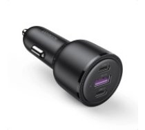 UGREEN Ugreen car charger 2x USB Type C / 1x USB 69W 5A Power Delivery Quick Charge black (20467)  Ugreen car charger 2x USB Type C / 1x USB 69W 5A Power Delivery Quick Charge black (20467)