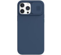 Nillkin Nillkin CamShield Silky Silikona vāciņš ar kameras vāciņu Apple iPhone 13 Pro Max blue Nillkin CamShield Silikona vāciņš; Kameras vāciņš,     mikrošķiedras slānis, elastīgs futrālis; Silikona telefona vāciņš ar kameras aizsardzību; Viedtālruņa lie