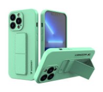 Wozinsky Wozinsky Kickstand Case silicone case with stand for iPhone 13 mini mint  Wozinsky Kickstand Case silicone case with stand for iPhone 13 mini mint