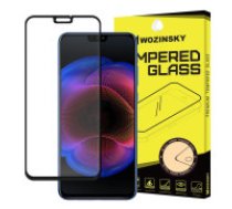 Wozinsky Wozinsky rūdīta stikla aizsargstikls Full Glue Super izturīgs ekrāna aizsargstikls ar aizsargvāciņu Huawei Honor 8X melns Wozinsky Full Glue rūdītais stikls; 9H cietība, pilns     pārklājums, viegli uzklājams; Ekrāna aizsargstikls mobilajiem tele