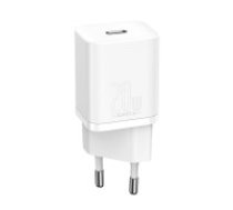 Baseus Baseus Super Si 1C fast charger USB Type C 20 W Power Delivery white (CCSUP-B02)  Baseus Super Si 1C fast charger USB Type C 20 W Power Delivery white (CCSUP-B02)