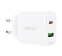 Acefast Acefast wall charger USB Type C / USB 20W, PPS, PD, QC 3.0, AFC, FCP white (A25 white)  Acefast wall charger USB Type C / USB 20W, PPS, PD, QC 3.0, AFC, FCP white (A25 white)