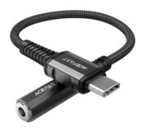 Acefast Acefast audio cable USB Type C - 3.5mm mini jack (female) 18cm, DAC, AUX black (C1-07 black)  Acefast audio cable USB Type C - 3.5mm mini jack (female) 18cm, DAC, AUX black (C1-07     black)