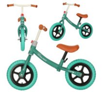 Trike Fix Balance tirkīza krāsas distanču velosipēds skrejritenis bērniem no 3 gadiem, regulējams sēdeklis, viegls rāmis, plastmasas riteņi, maksimālā slodze 35 kg Trike Fix Balance     tirkīza krāsas distanču velosipēds