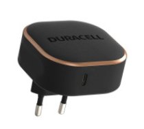 Duracell Duracell sienas lādētājs USB-C 20W (melns) Adapteris Duracell Wall Charger USB-C 20W (black) Duracell Wall Charger USB-C 20W (black)