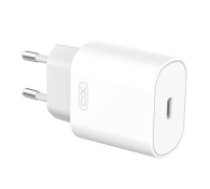 XO Sienas lādētājs XO L91EU USB-C, 25 W (balts) Adapteris XO adapteris L91 PD 25W 1x USB-C Wall Charger XO L91EU USB-C, 25W (white)