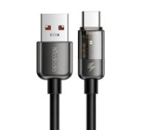 Mcdodo USB-C kabelis Mcdodo CA-3151 6A, 1,8 m (melns) MCDODO PRISM SUPERFAST USB-C KABELIS 100W 1.8M Cable USB-C Mcdodo CA-3151 6A, 1.8m (black)