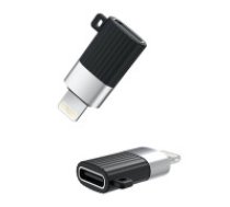 XO Adapteris USB-C zibens XO NB149-D (melns) Adapteris USB TelForceOne XO NB149-D USB-C - lightning Adapter USB-C to Lightning XO NB149-D (black)