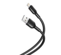 XO Kabeļa USB savienojums ar Lightning XO NB212, 2.1A, 1 m (melns) XO cable NB212 USB - Lightning 1,0 m 2,1A melns Cable USB to Lightning XO NB212, 2.1A 1m (black)