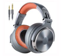 OneOdio Austiņas OneOdio Pro50 pelēkas Austiņas ar vadu OneOdio Studio Pro50 DJ 3.5mm 6.35mm Headphones OneOdio Pro50 grey