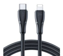 Joyroom USB-C Lightning kabelis 20 W 1,2 m Joyroom S-CL020A11 (melns)  USB-C Lightning 20W 1.2M Joyroom S-CL020A11 cable (black)