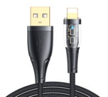 Joyroom Kabeļa savienojums ar USB-A / Lightning / 2,4A / 1,2 m Joyroom S-UL012A3 (melns)  Cable to USB-A / Lightning / 2.4A / 1.2m Joyroom S-UL012A3 (black)