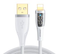 Joyroom Kabeļa savienojums ar USB-A / Lightning / 2,4A / 1,2 m Joyroom S-UL012A3 (balts)  Cable to USB-A / Lightning / 2.4A / 1.2m Joyroom S-UL012A3 (white)