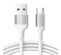 Joyroom Kabeļa savienojums ar Micro USB-A / 2,4A / 1,2 m Joyroom S-UM018A10 (balts)  Cable to Micro USB-A / 2.4A / 1.2m Joyroom S-UM018A10 (white)