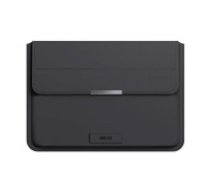 INVZI INVZI Ādas futrālis / pārvalks ar statīva funkciju MacBook Pro/Air 15/16 (melns)  INVZI Leather Case / Cover with Stand Function for MacBook Pro/Air 15/16 (Black)