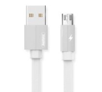 Remax USB Micro kabelis Remax Kerolla, 1 m (balts)  Cable USB Micro Remax Kerolla, 1m (white)