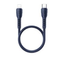 Remax USB-C zibspuldzes kabelis Remax Ledy, RC-C022, 30cm, 20W (zils)  Cable USB-C-lightning Remax Ledy, RC-C022, 30cm, 20W (blue)