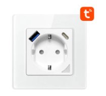 Avatto Viedā WiFi sienas rozete Avatto N-WOT10-USB-W TUYA USB USB-C (balta) Viedā WiFi sienas ligzda Avatto N-WOT10-USB-W TUYA USB USB-C (balta) Smart WiFi Wall Socket Avatto N-WOT10-USB-W     TUYA USB USB-C (white)