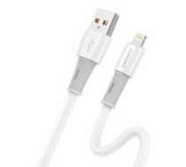 Foneng Foneng USB kabelis ar zibspuldzi, X86 3A, 1,2 m (balts)  Foneng Cable USB to Lightning, X86 3A, 1.2m  (white)