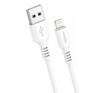 Foneng Kabeļa USB savienojums ar Lightning Foneng, x85 iPhone 3A Quick Charge, 1 m (balts)  Cable USB to Lightning Foneng, x85 iPhone 3A Quick Charge, 1m (white)