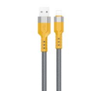 Dudao USB-Lightning kabelis Dudao L23AC 30W 1m (pelēks)  USB to Lightning cable Dudao L23AC 30W 1m (grey)