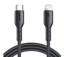 Joyroom Flash Charge USB C uz Lightning kabelis SA26-CL3 / 30W / 1m (melns)  Cable Flash Charge USB C to Lightning SA26-CL3 / 30W / 1m (black)