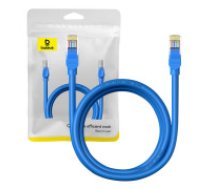 Baseus Apaļš kabelis Baseus Ethernet RJ45, Cat.6, 2 m (zils)  Round Cable Baseus Ethernet RJ45, Cat.6, 2m (blue)