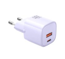 Mcdodo Lādētājs GaN 33W Mcdodo CH-0155 USB-C, USB-A (violets)  Charger GaN 33W Mcdodo CH-0155 USB-C, USB-A (purple)