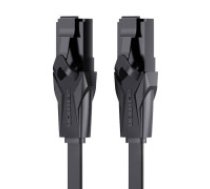 Vention Plakans UTP 6 kategorijas tīkla kabelis Vention IBABI 3m melns  Flat UTP Category 6 Network Cable Vention IBABI 3m Black