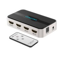 Vention 3 ieejas un 1 izejas HDMI slēdzis Vention AFJH0 ar audio atdalīšanu (pelēks)  3 in 1 out HDMI Switch Vention AFJH0 with Audio Separation (Gray)