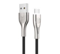 Vipfan USB-Micro USB kabelis Vipfan Fingerprint Touch Z04, 3A, 1,2 m (melns) Barošanas kabelis Vipfan USB–Micro USB kabelis Fingerprint Touch Z04, 3A, 1,2 m (melns) USB     to Micro USB cable Vipfan Fingerprint Touch Z04, 3A, 1.2m (black)