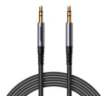 Joyroom Joyroom SY-A09 AUX cable 3.5mm mini jack to 3.5mm mini jack, braided, 1.2m (black)  Joyroom SY-A09 AUX cable 3.5mm mini jack to 3.5mm mini jack, braided, 1.2m (black)