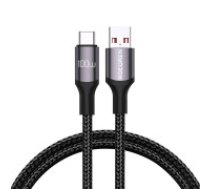 Rocoren Fast Charging cable Rocoren USB-A to USB-C Retro Series 2m 100W (grey)  Fast Charging cable Rocoren USB-A to USB-C Retro Series 2m 100W (grey)