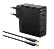 Mcdodo Wall charger McDodo GAN 3xUSB-C + USB, 100W + 2m cable (black)  Wall charger McDodo GAN 3xUSB-C + USB, 100W + 2m cable (black)