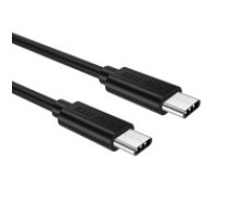 Choetech USB-C līdz USB-C kabelis Choetech, 1 m (melns) Tīkla kabelis Kabelis CHOETECH Type-C - Type-C, melns, 1m, PD USB-C to USB-C cable Choetech, 1m (black)
