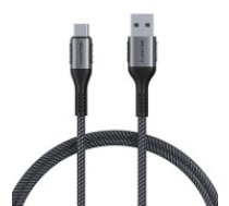 Lention USB-A 3.1 to USB-C Fast charging cable Lention CB-ACE-6A1M, 6A, 10Gbps, 0,5m (black)  USB-A 3.1 to USB-C Fast charging cable Lention CB-ACE-6A1M, 6A, 10Gbps, 0,5m (black)