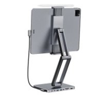INVZI Docking station with stand for Tablet/iPad, INVZI, MH03, MagHub, 3x USB-C, 2x USB-A  Docking station with stand for Tablet/iPad, INVZI, MH03, MagHub, 3x USB-C, 2x USB-A