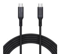 Aukey USB-C to USB-C Cable Aukey CB-MCC102, 100W, 1.8m (black)  USB-C to USB-C Cable Aukey CB-MCC102, 100W, 1.8m (black)